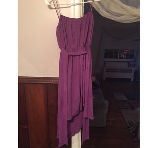 Max & Cleo Purple High Low Dress